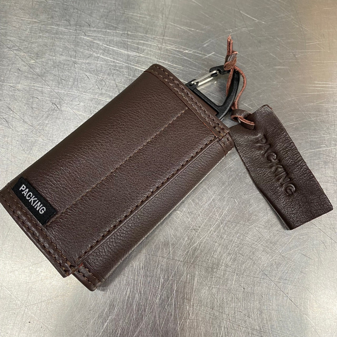 LEATHER COMPACT WALLET / PACKING