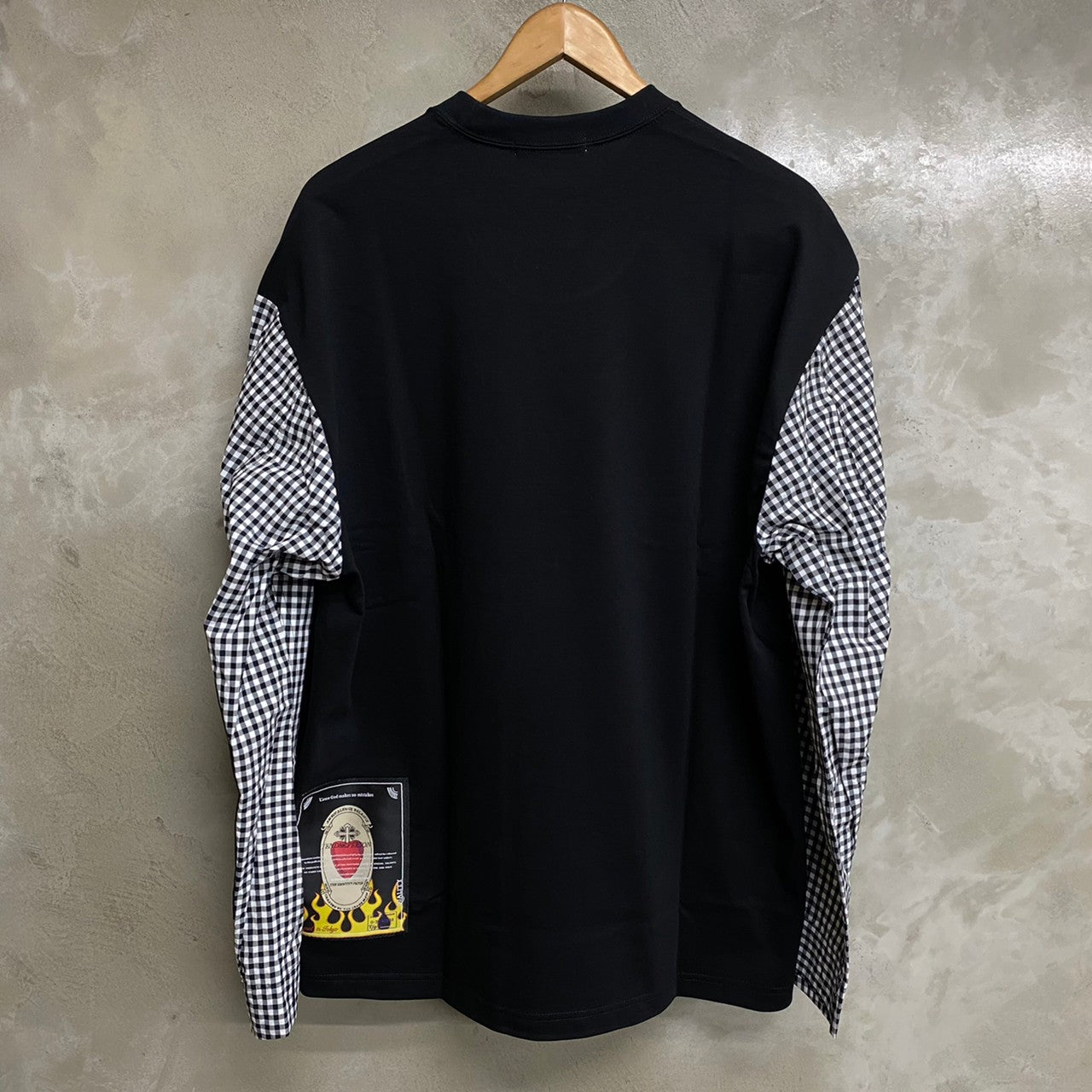 TENDER PERSON GINGHAM LONG SLEEVE T-SHIRTS / TENDER PERSON