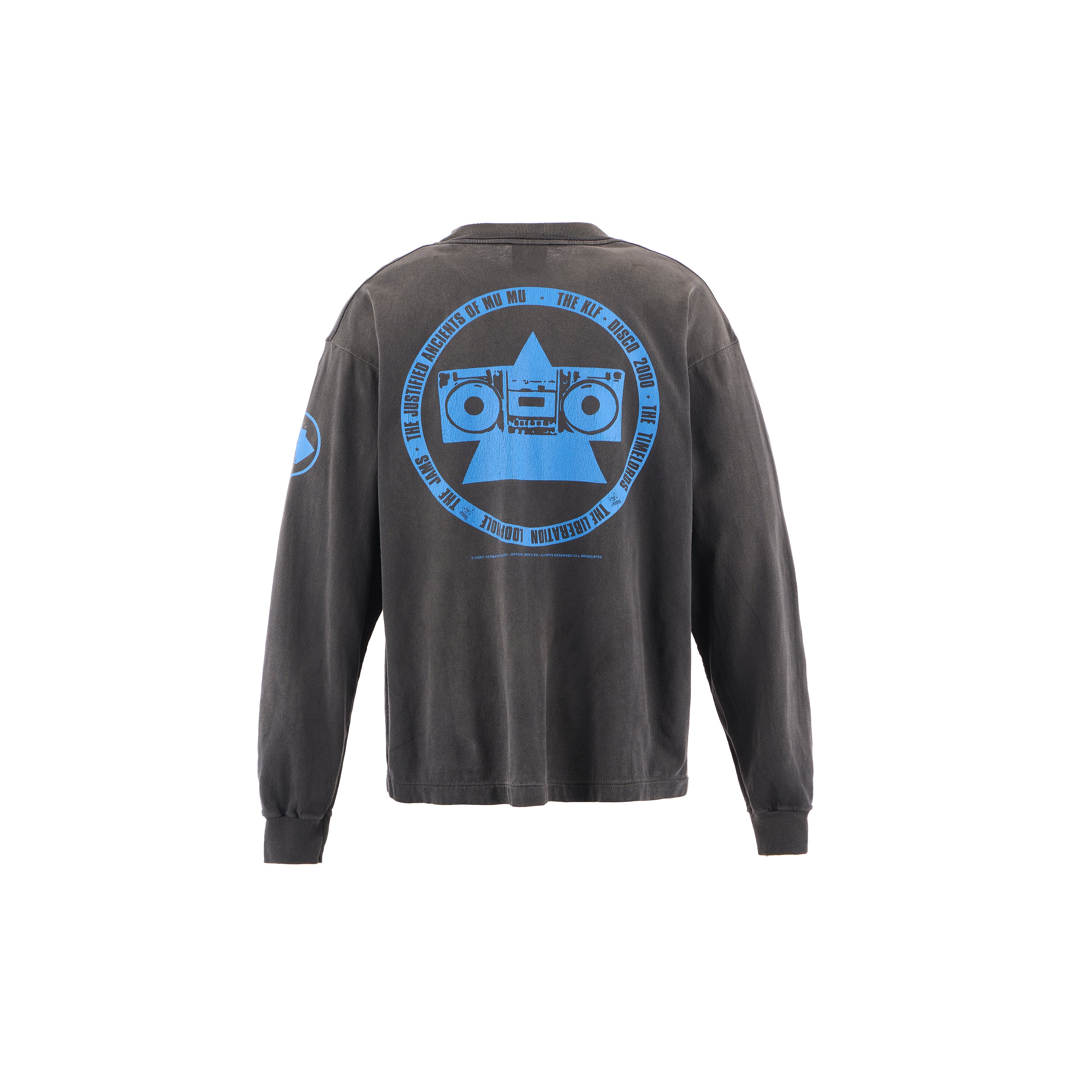 SAINT Mxxxxxx × The KLF LONG SLEEVE T-SHIRTS ' BLUE KLF  ' - COLLABORATION - / Saint Michael