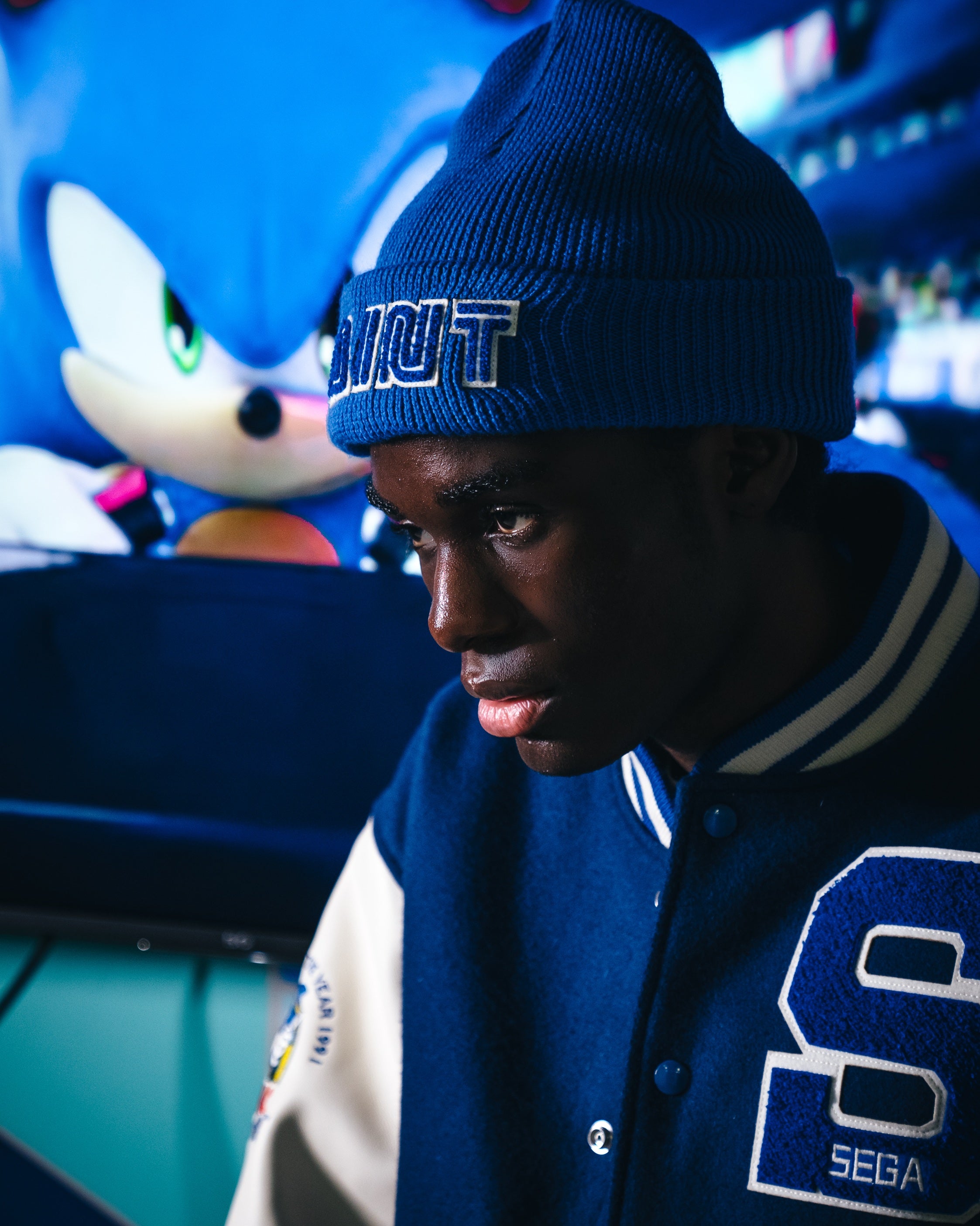 SAINT Mxxxxxx × SEGA KNIT CAP  ' SAINT SEGA ' - COLLABORATION - / Saint Michael