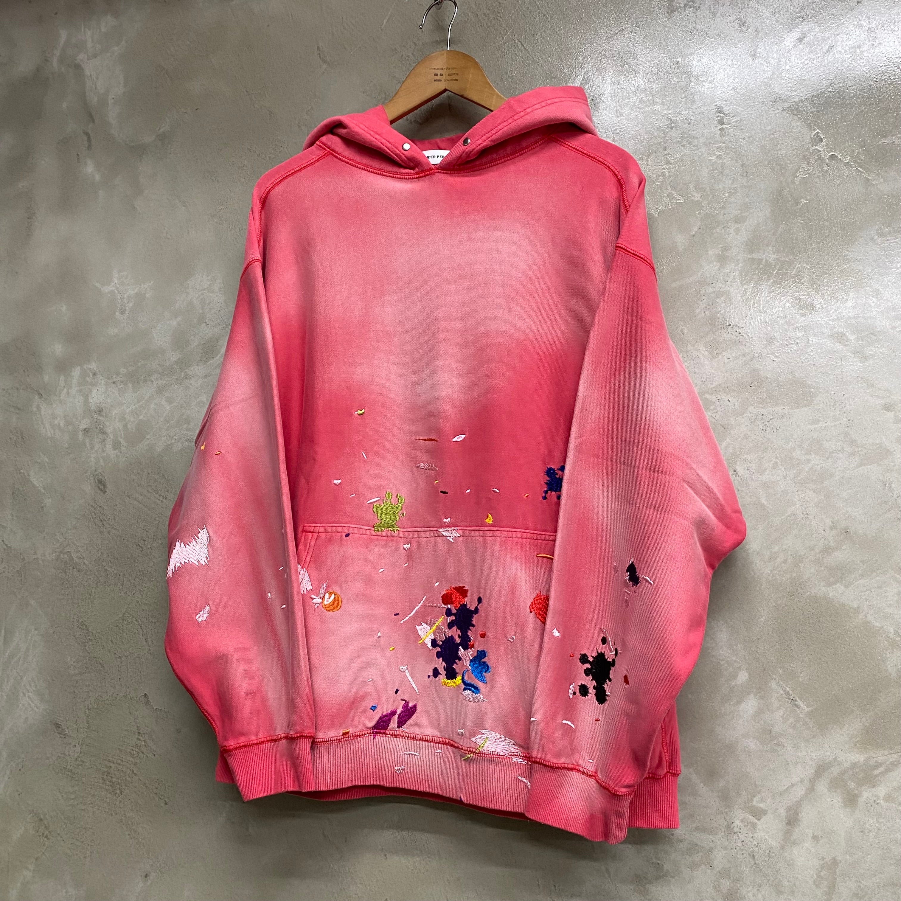 ［ FINAL ONE！］TENDER PERSON PAINTING EMBROIDERY HOODIE / TENDER PERSON