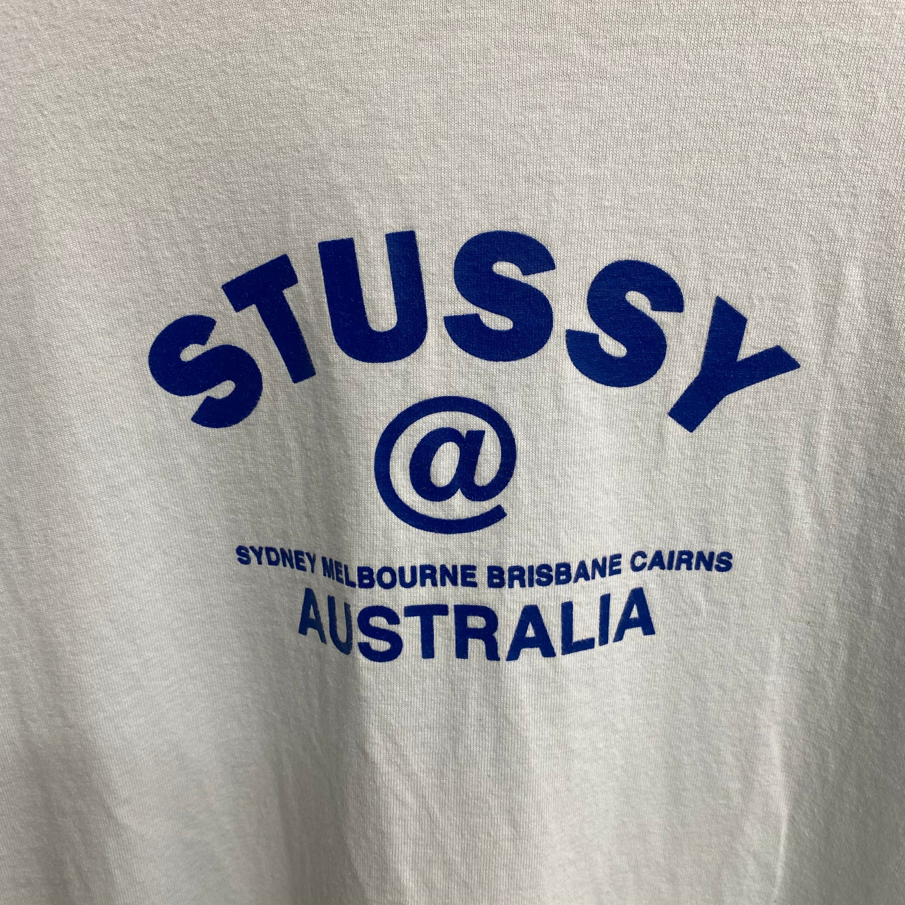 [ ONLY ONE ! ] USED STUSSY SHORT SLEEVE SHIRT “AUSTRALIA “  / USED STREET