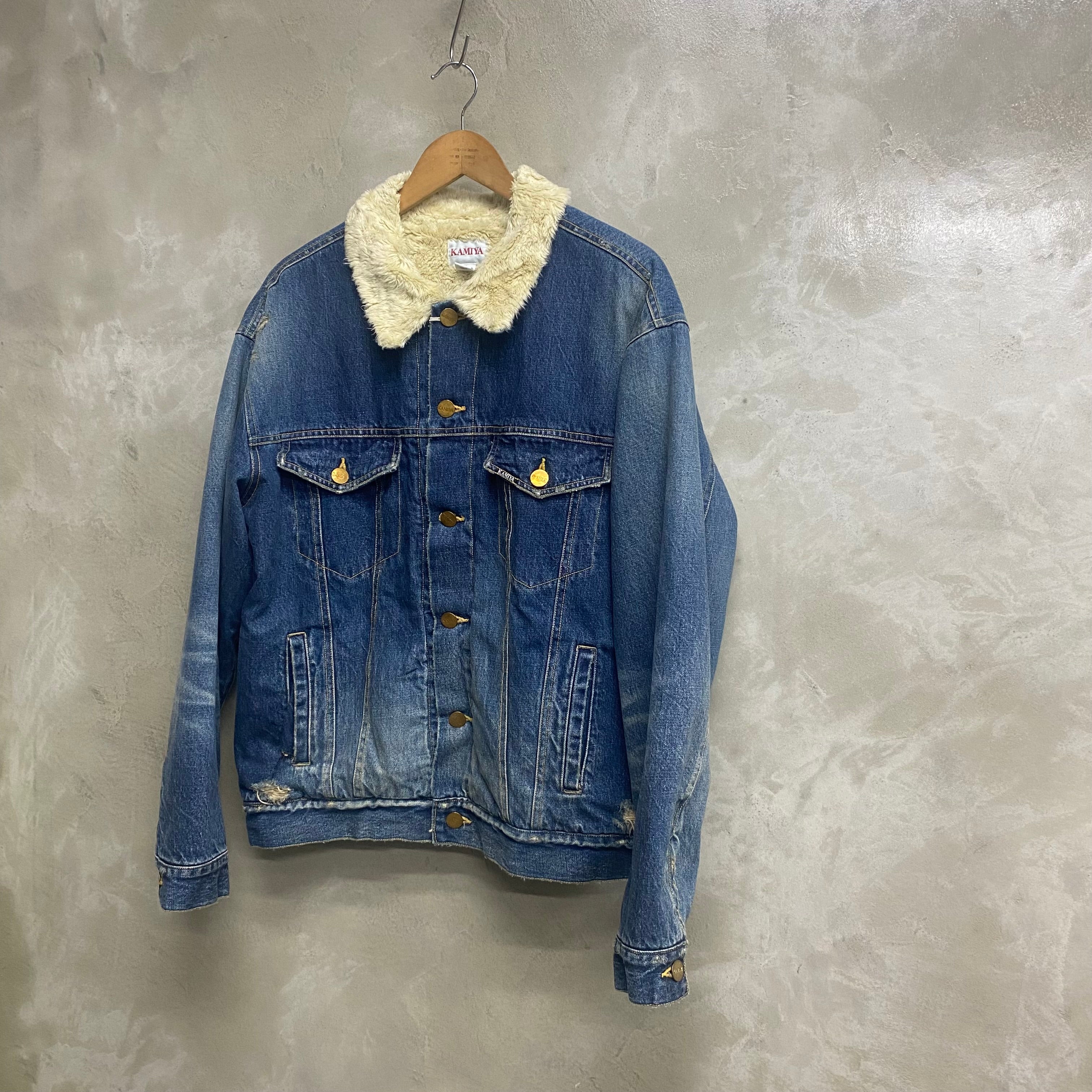 Boa Lining Denim Jacket
 / KAMIYA