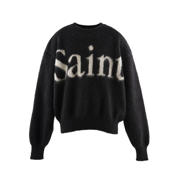 SAINT MICHAEL CREW NECK SWEATER ' SAINT ' / Saint Michael