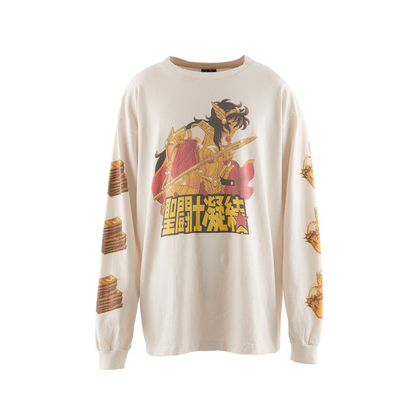 SAINT MICHAEL × CLOT LONG SLEEVE T-SHIRTS ' 聖闘士 ' - COLLABORATION - / Saint Michael
