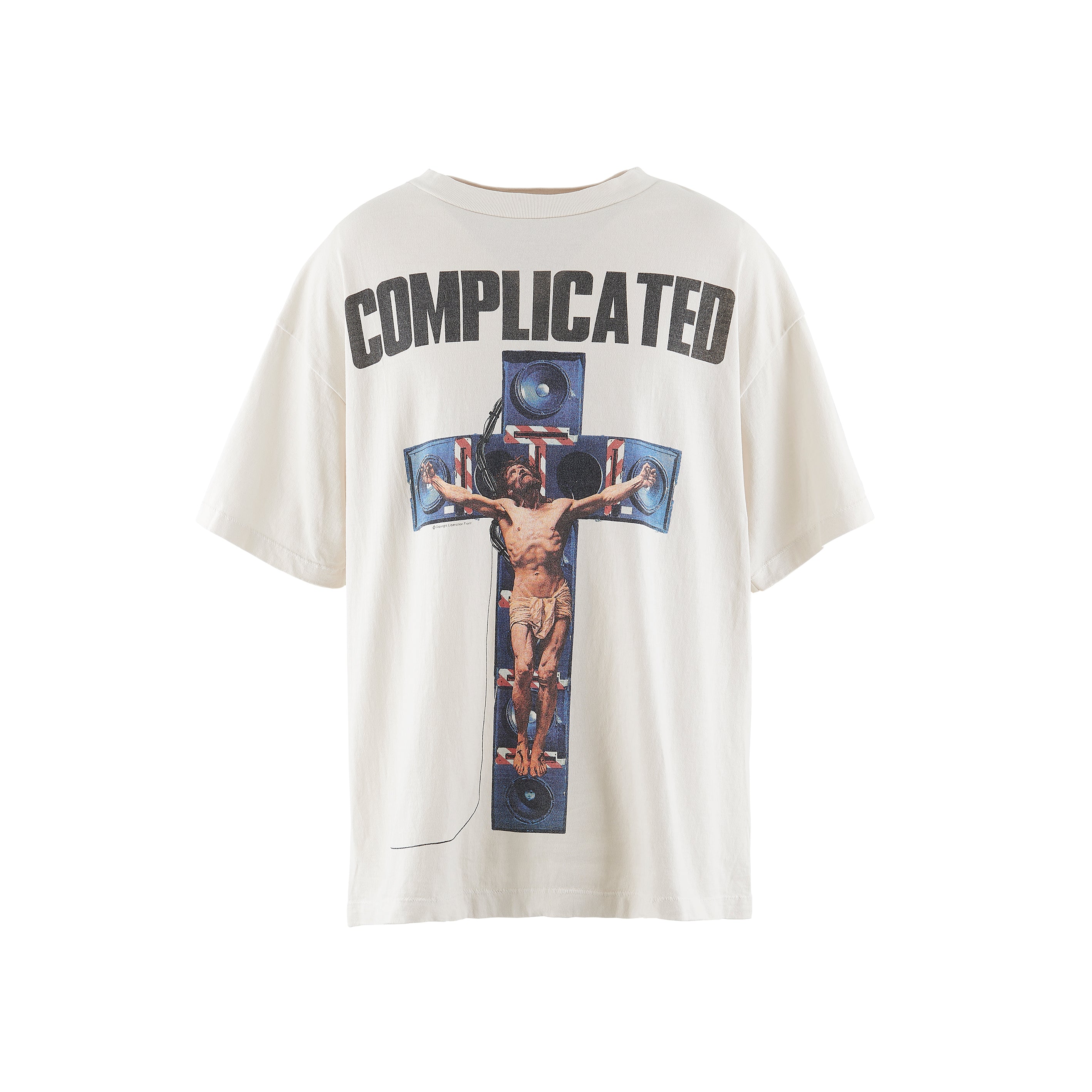 SAINT MICHAEL × Kosuke Kawamura SHORT SLEEVE T-SHIRTS ' COMPLICATED ' - COLLABORATION - / Saint Michael