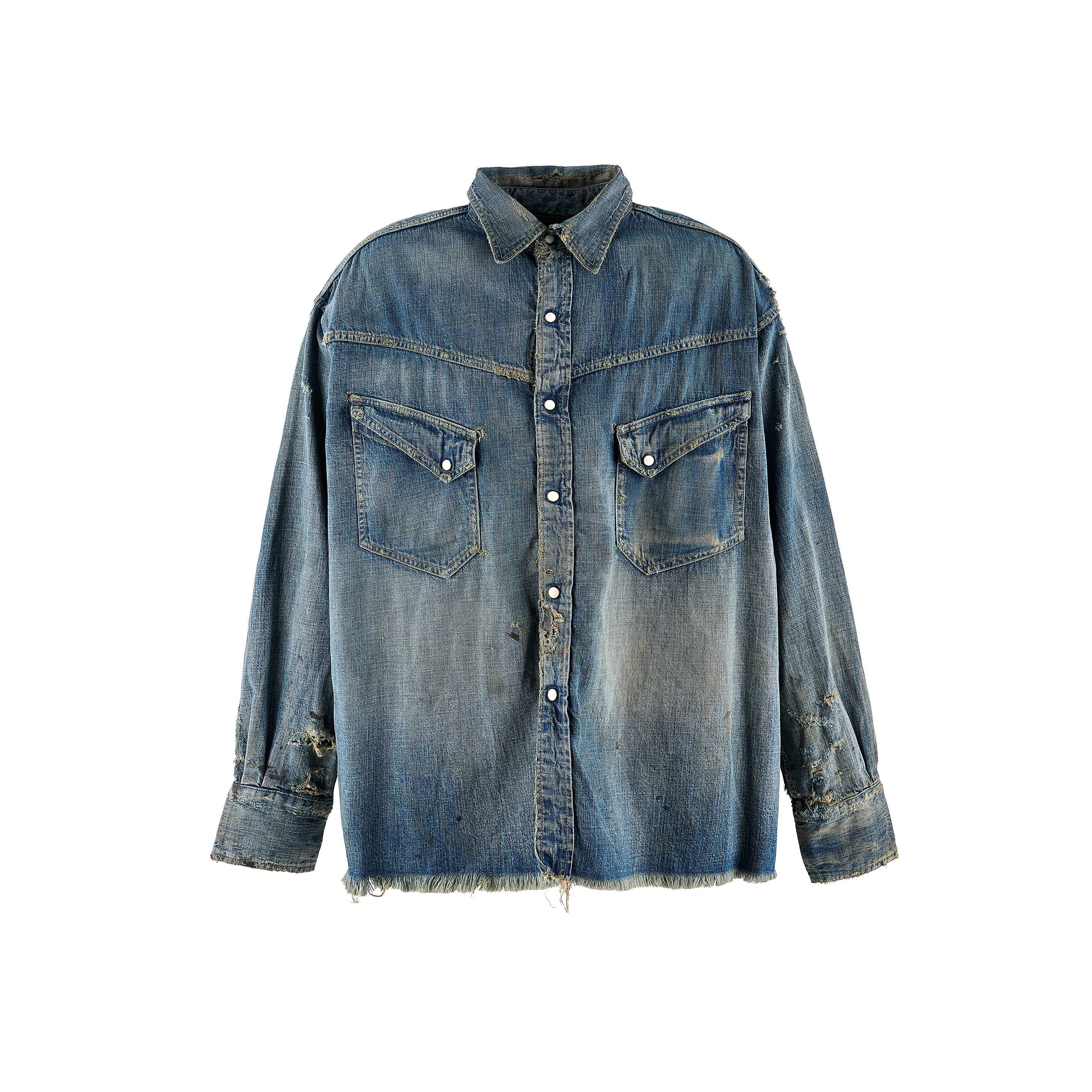 23aw St. Michael SAINTMICHAEL SAINT MXXXXXX DENIM SHIRT