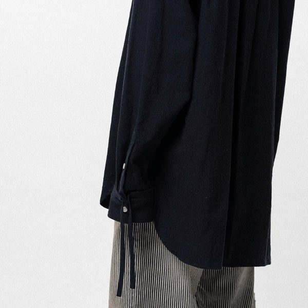 KAMIYA  Ash Fade Drawstring Cuff Shirt / KAMIYA