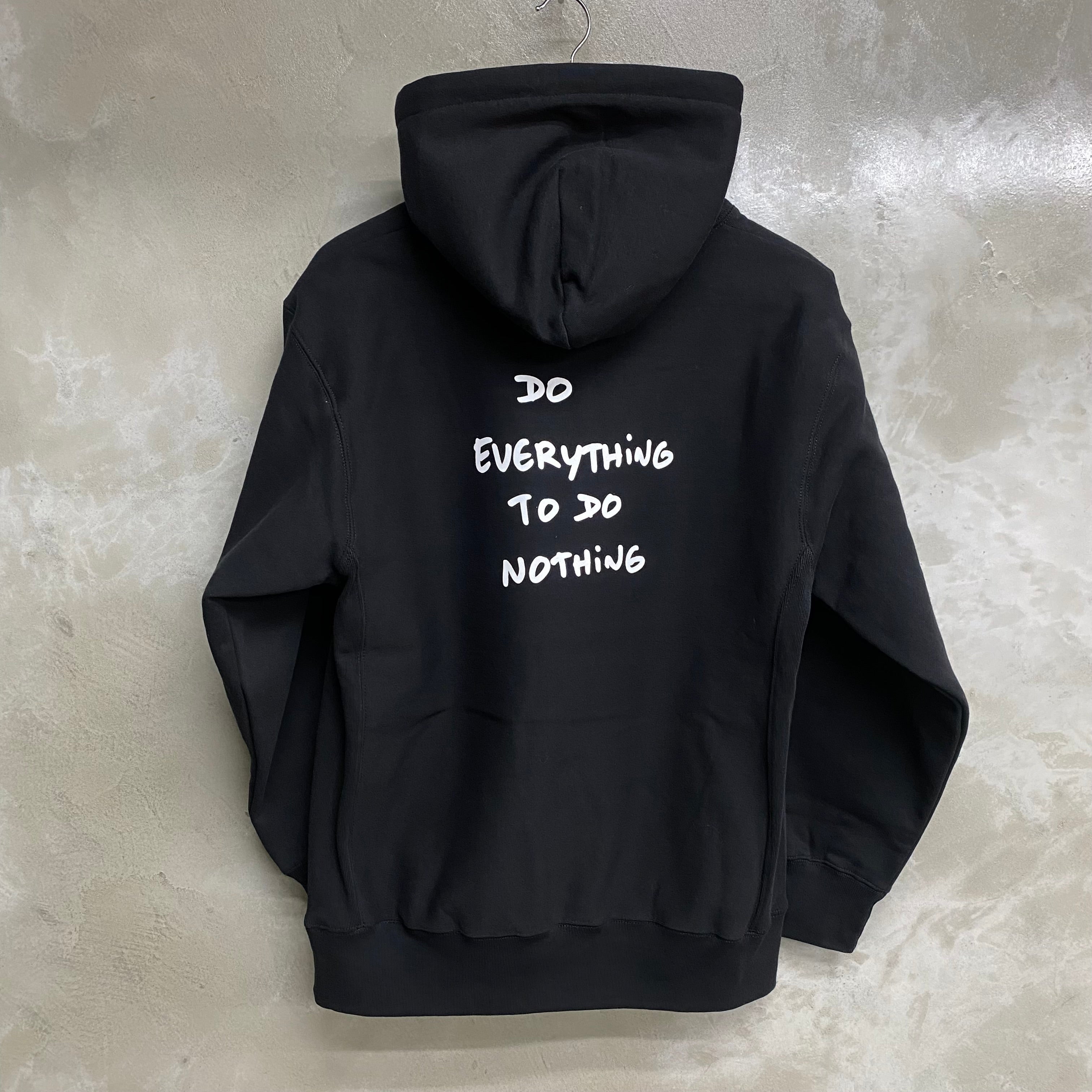Do Nothing Congress PULL OVER HOODIE  DNC x Thomas Lelu Pull " DO EVERYTHING " / Do Nothing Congress