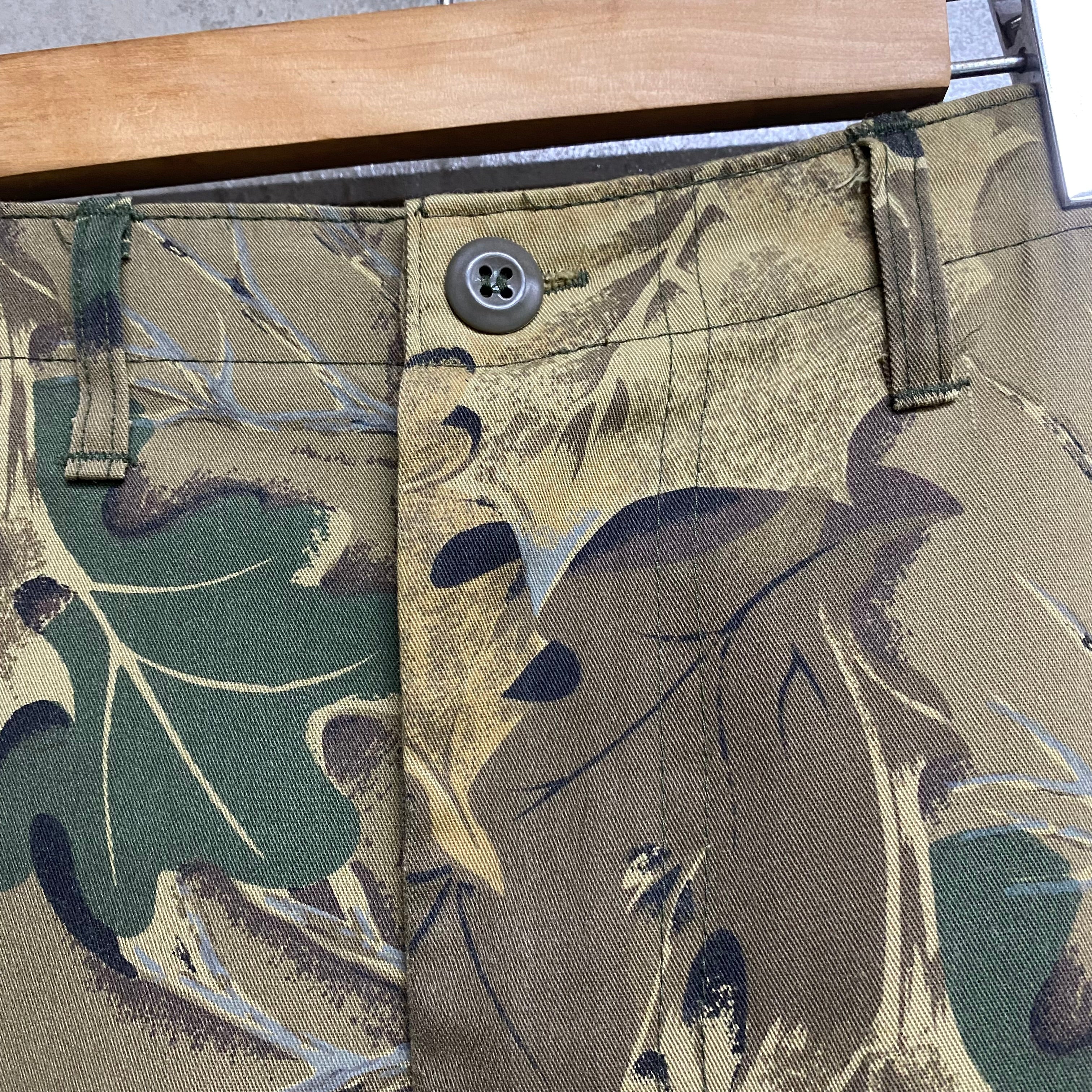 [ ONLY ONE ! ] GREEN FIGHT REALTREE CARGO TROUSERS / US MILITARY