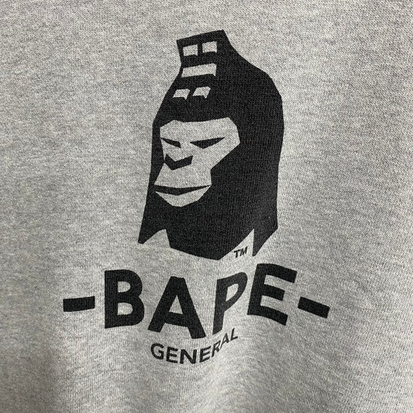 [ USED ] A BATHING APE SWEAT SHIRT ‘ BAPE GENERAL ’ / USED STREET
