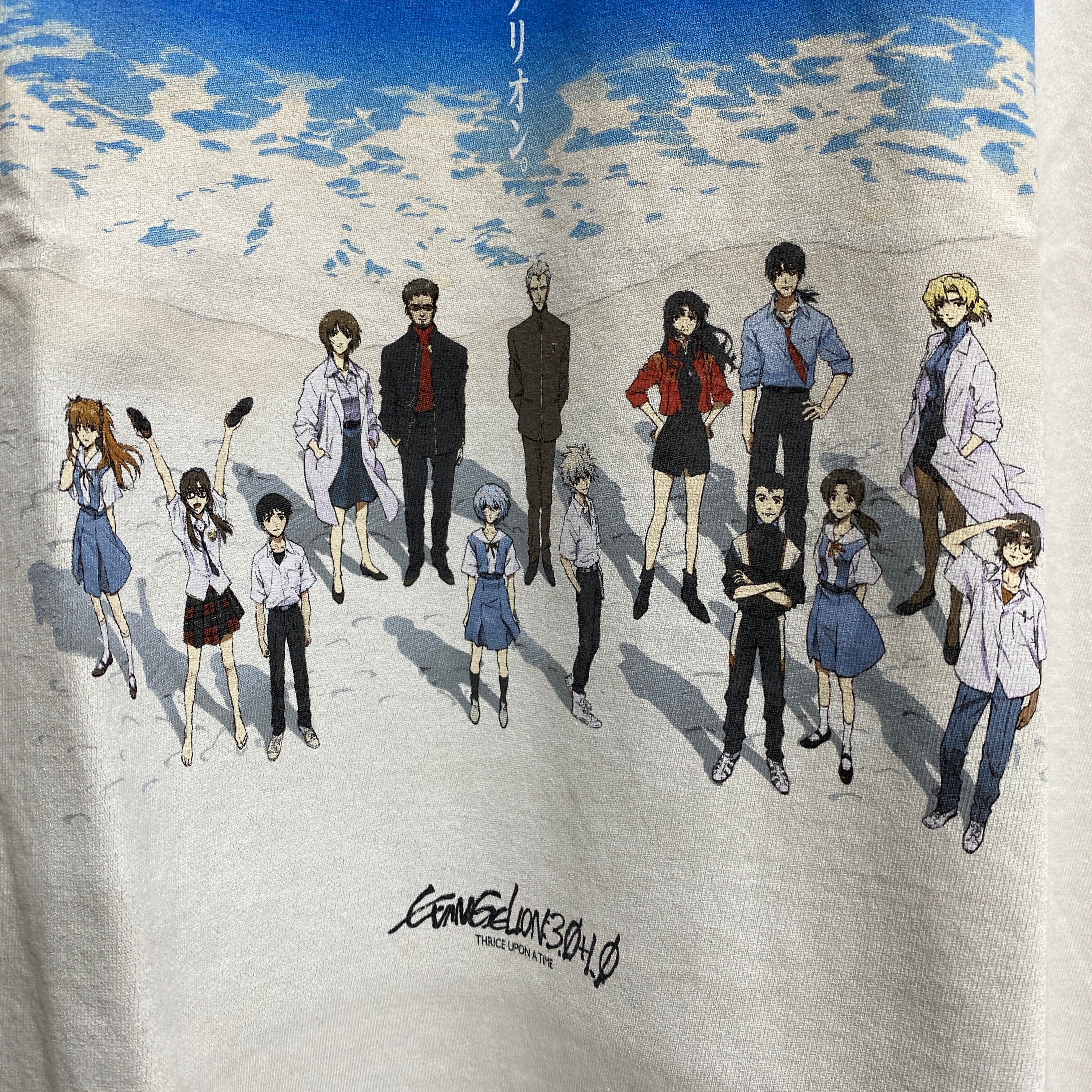 SAINT Mxxxxxx x EVANGELION x GEEKS RULE SHORT SLEEVE T-SHIRT ' BLUE ' -COLLABORATION- / Saint Michael