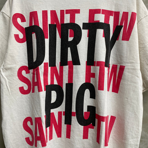 SAINT Mxxxxxx SHORT SLEEVE T-SHIRT ' DIRTY PIG ' / Saint Michael
