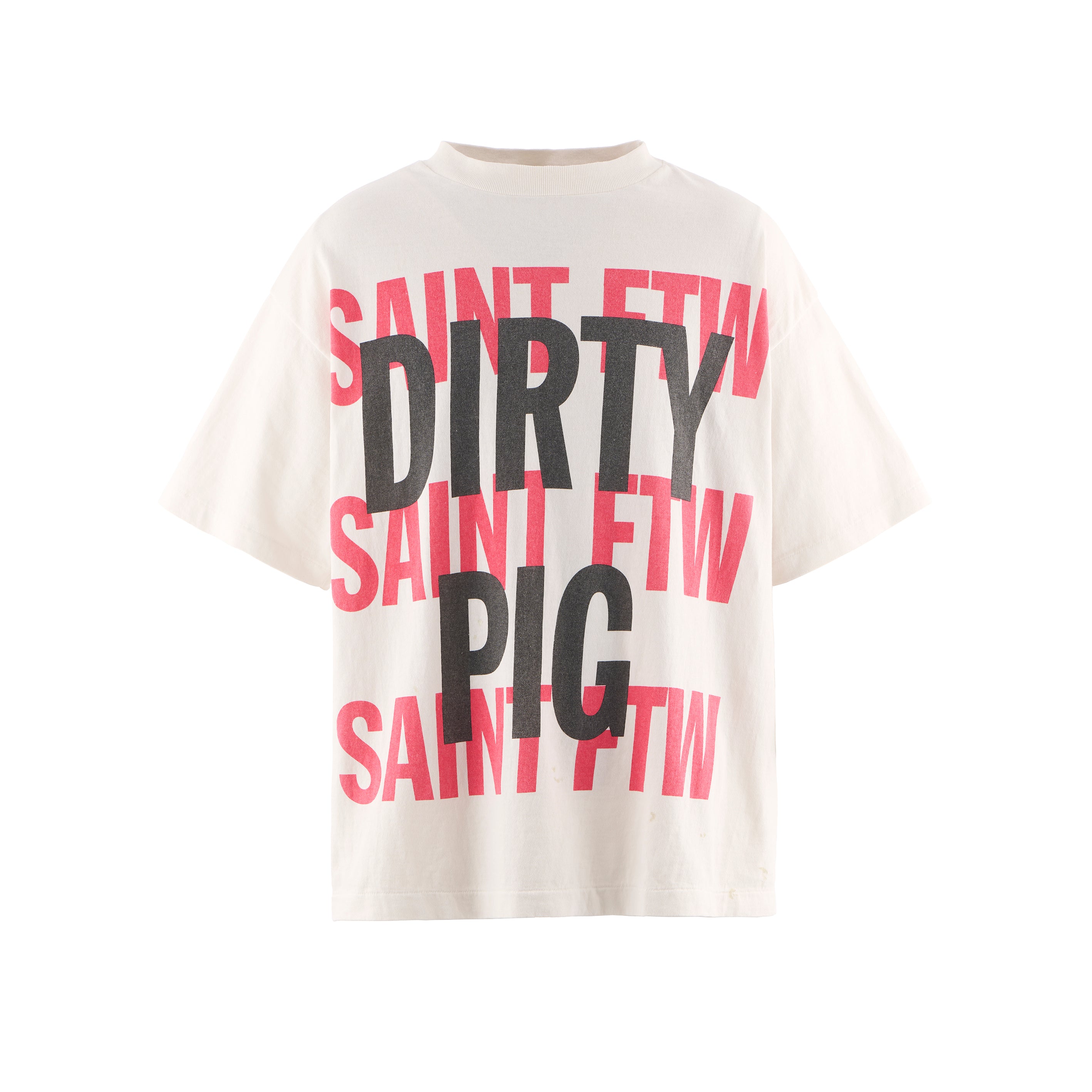 ［ FINAL ONE ! ］SAINT Mxxxxxx SHORT SLEEVE T-SHIRT ' DIRTY PIG ' / Saint Michael