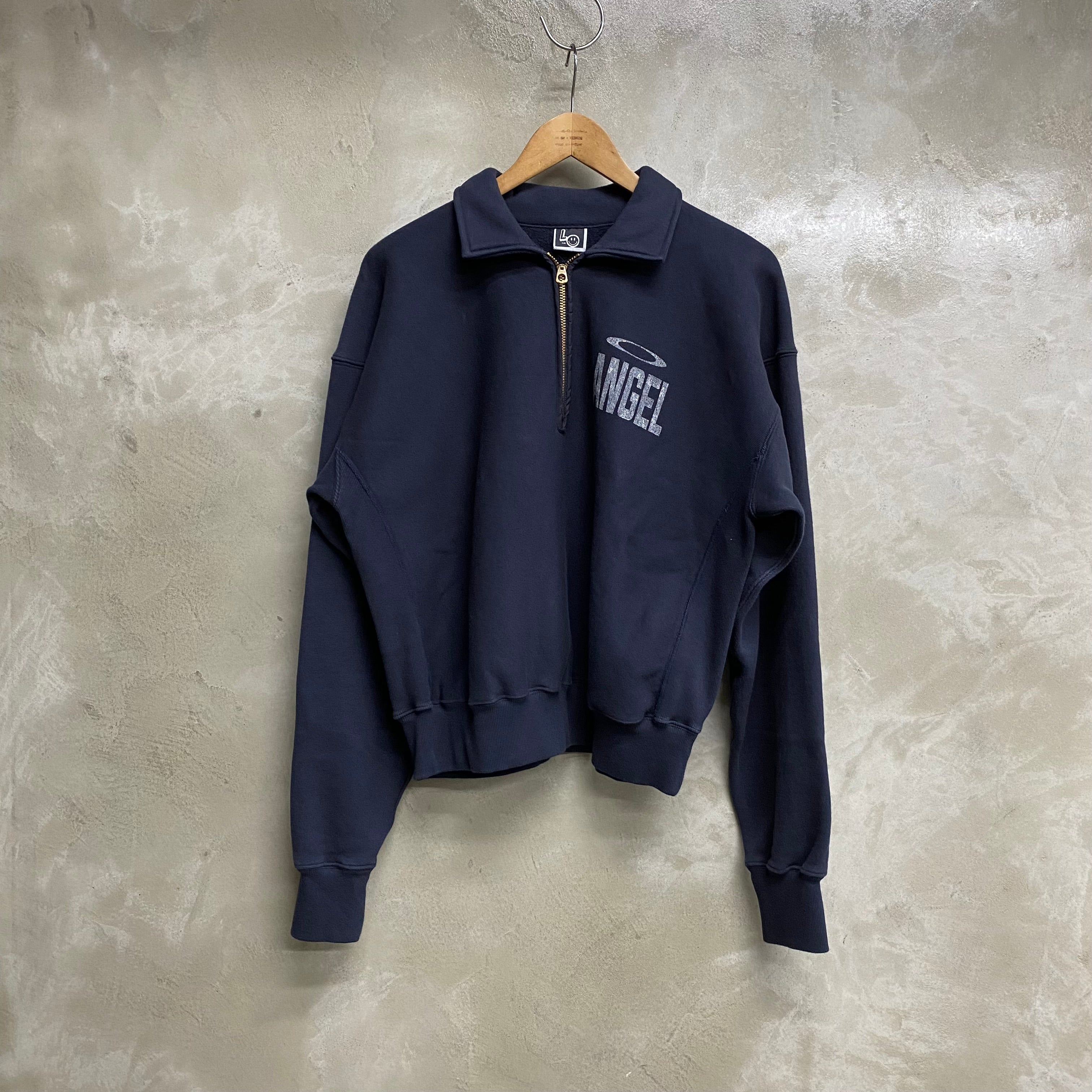 ANGEL HALF ZIP SWEAT SHIRT  / LOCALS ONLY