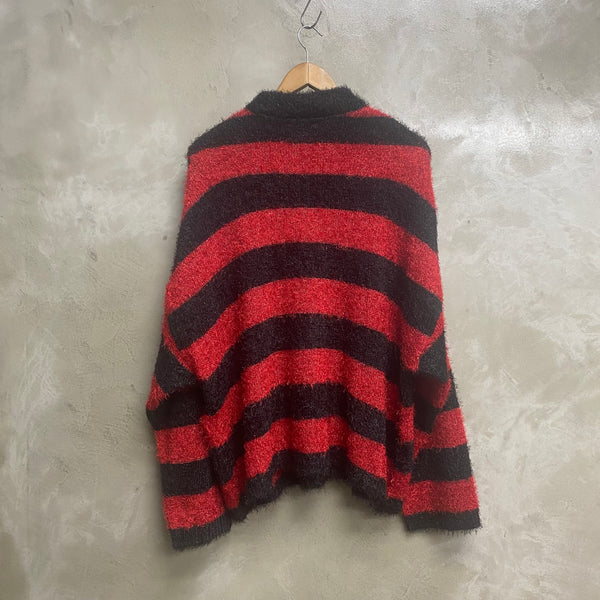 SAINT Mxxxxxx CREW NECK KNIT “ GLITTER BORDER “ / Saint Michael