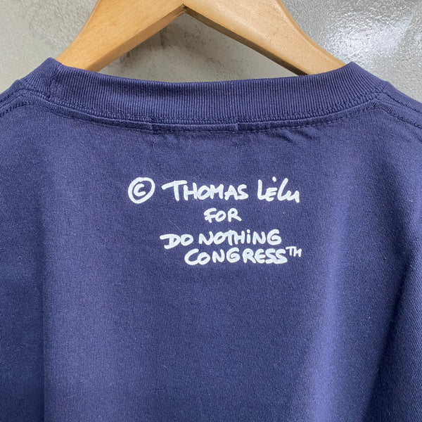 Do Nothing Congress S/S TEE SHIRT DNC x Thomas Lelu Pull " OUT OF BED " / Do Nothing Congress