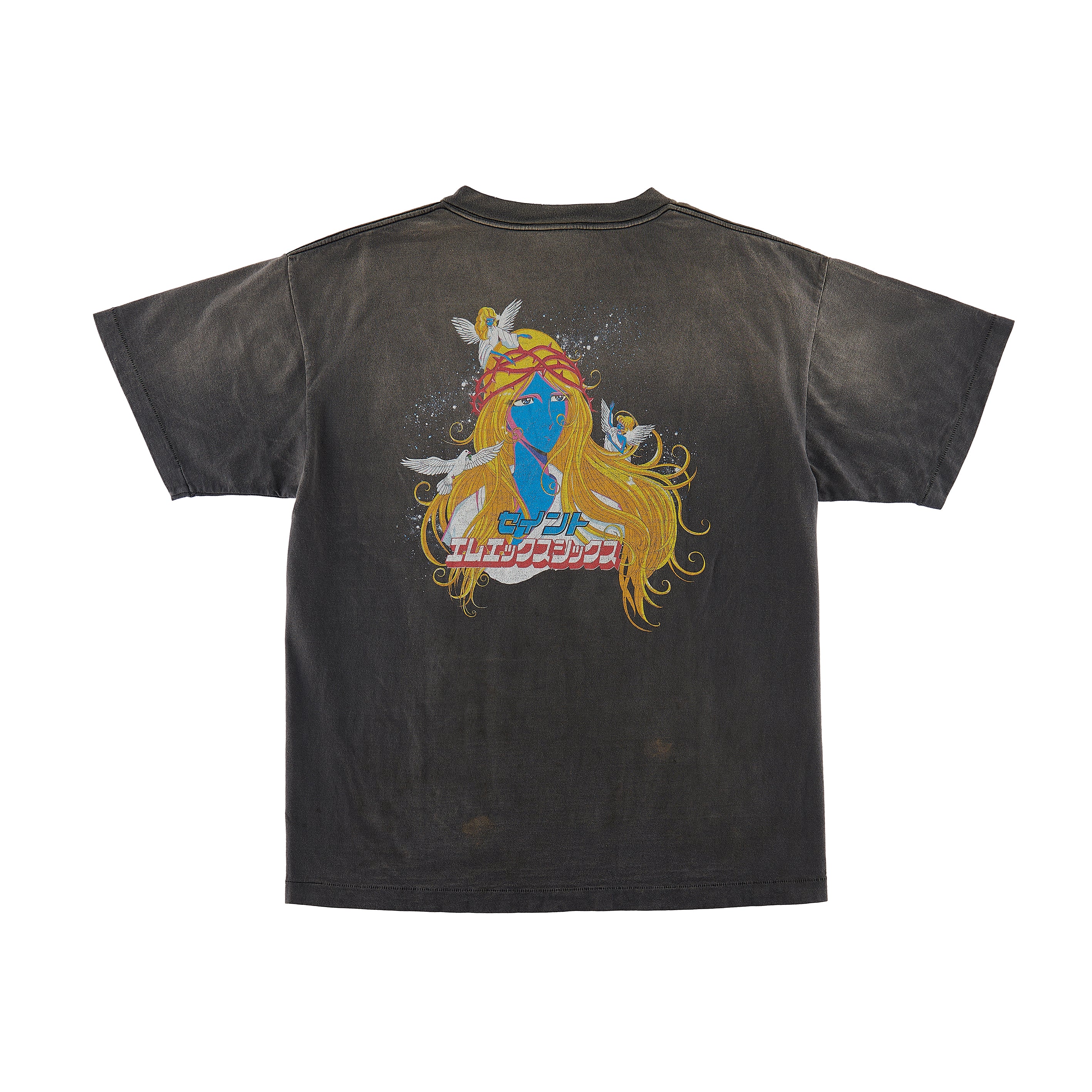 SAINT MICHAEL SHORT SLEEVE T-SHIRT ' BLUE FACE ' / Saint Michael