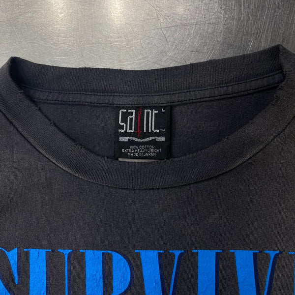 SAINT MICHAEL LONG SLEEVE T-SHIRT ' SURVIVE ' / Saint Michael