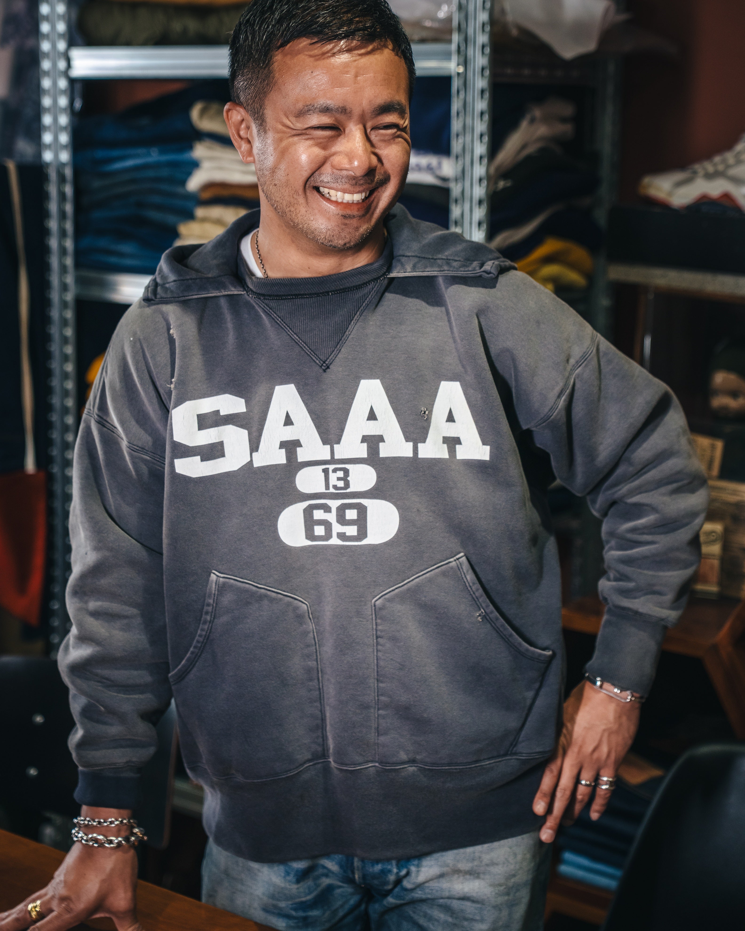 SAINT MICHAEL x BerBerJin HOODIE ' SAA ' -COLLABORATION- / Saint Michael