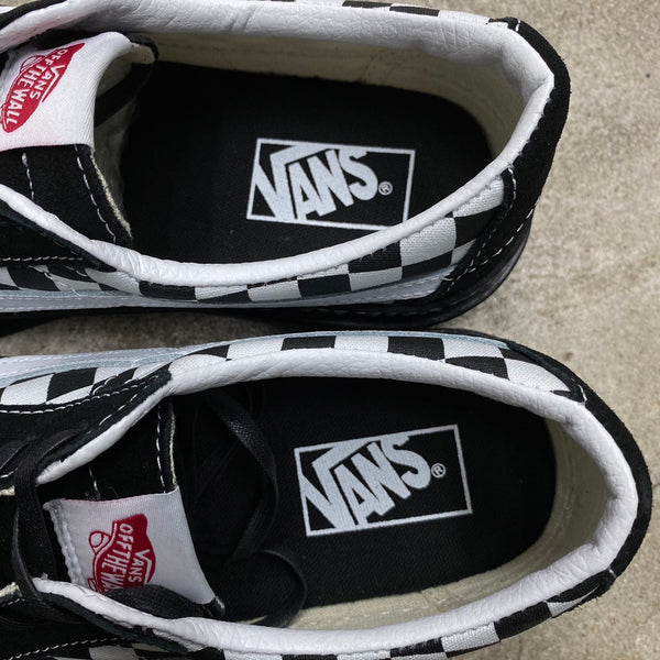 CUSTOM SK8-LOW ' CHECKERBOARD '  -RECOUTURE × VANS × ANEX-