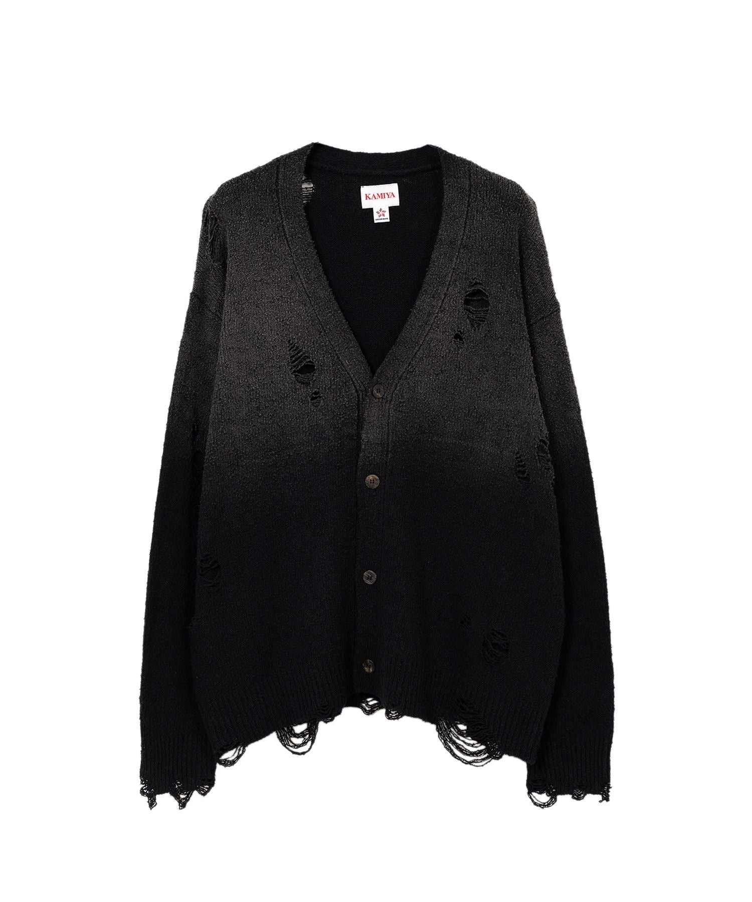 KAMIYA  Sun Faded Like Knit Cardigan / KAMIYA