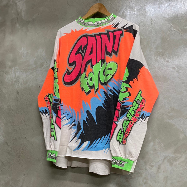 SAINT MICHAEL LONG SLEEVE T-SHIRTS " SAINT RACING " / Saint Michael
