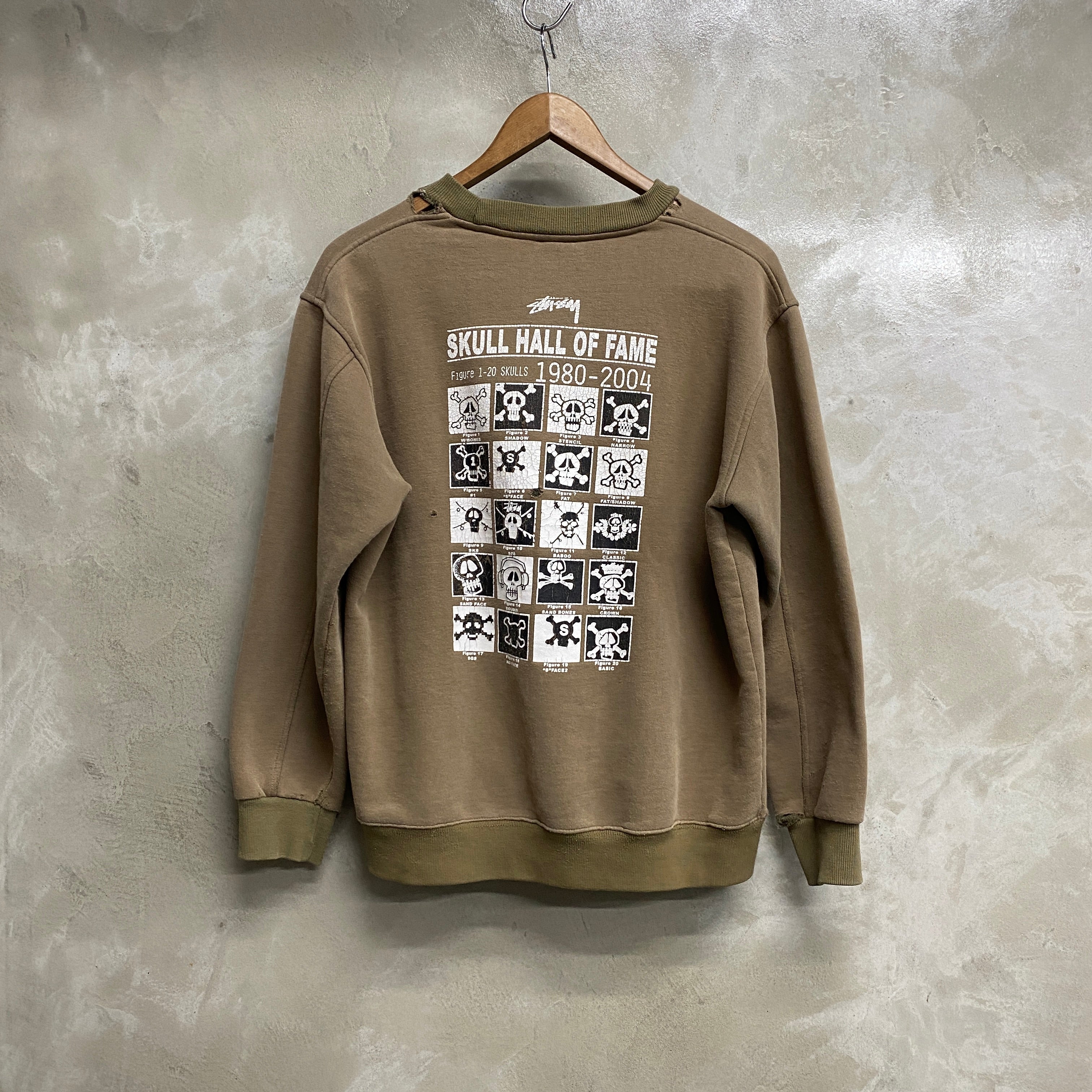 [ USED ] STUSSY SWEAT ‘ SKULL ‘ / USED STREET