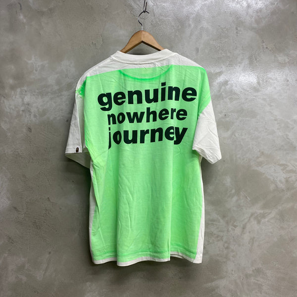 SAINT Mxxxxxx x A BATHING APE  SHORT SLEEVE T-SHIRTS ' HAND PRINT ' -COLLABORATION-/ Saint Michael