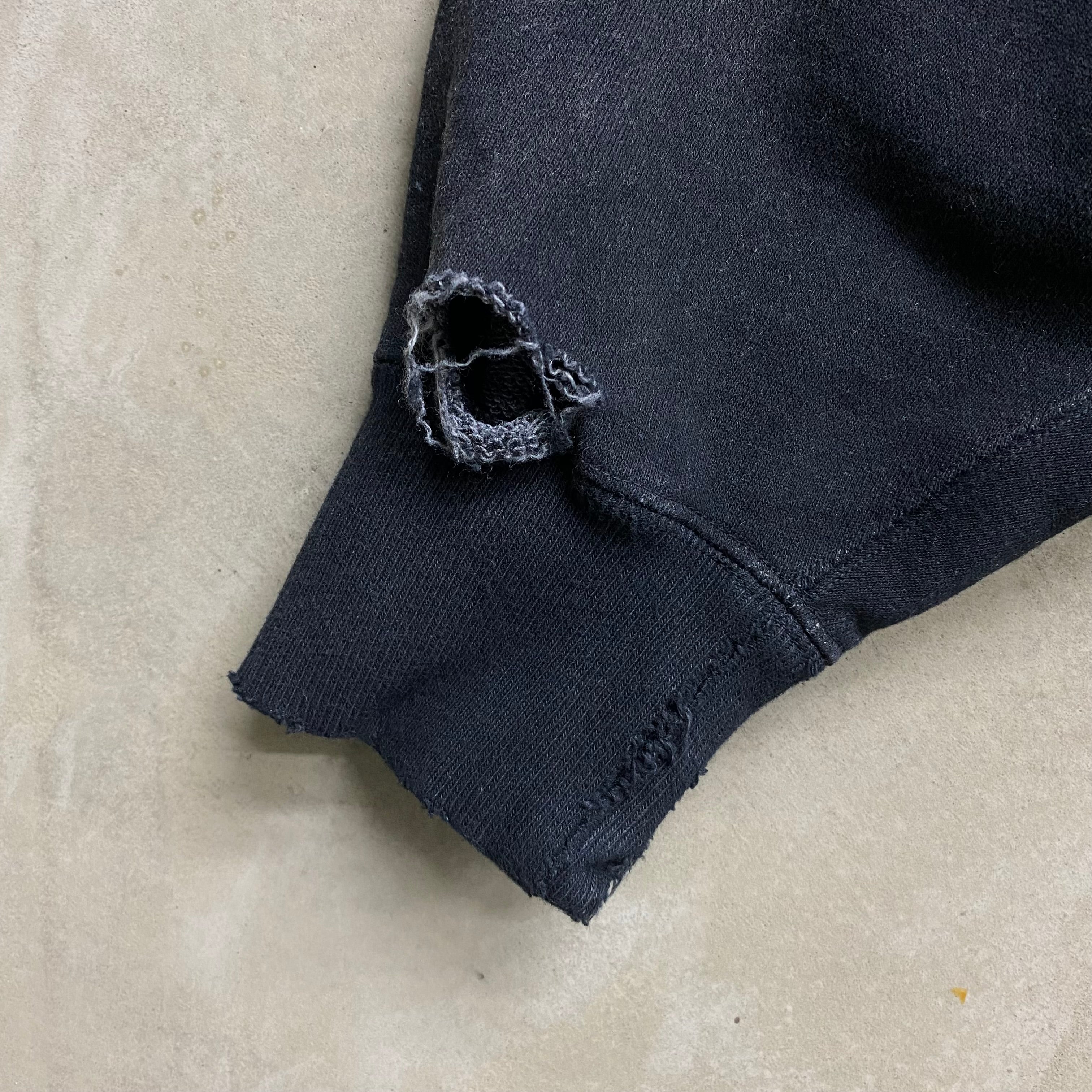 Distressed Henry Neck Hoodie / KAMIYA