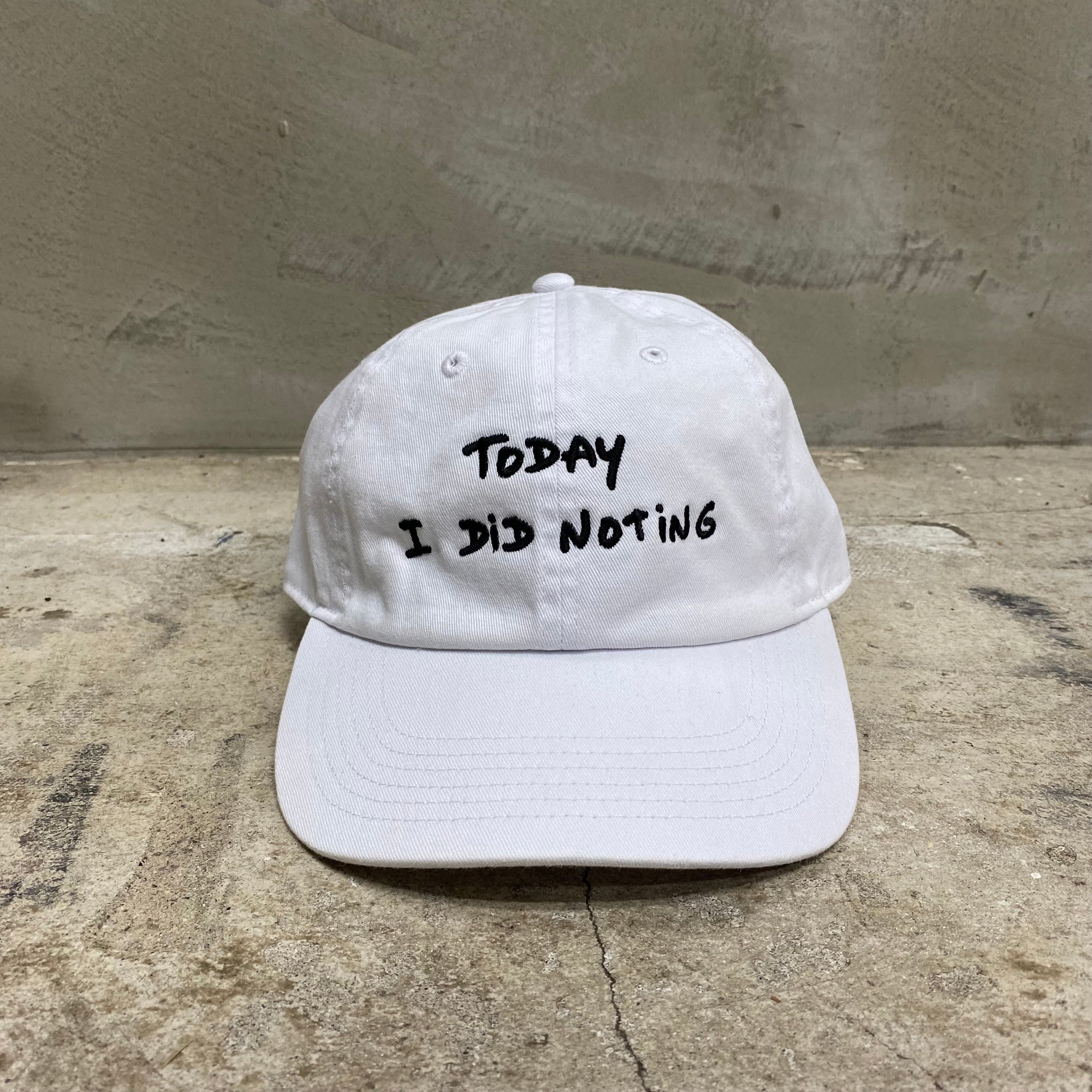 Do Nothing Congress CAP DNC x Thomas Lelu " TODAY I DID NOTHING " / Do Nothing Congress