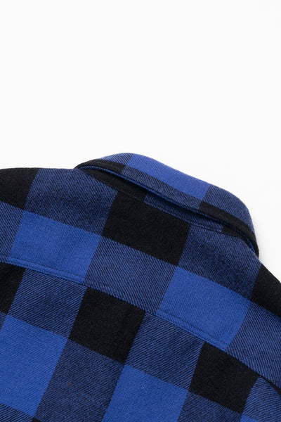 Wool work shirt (Blue/Black)
  / THE GEEKS