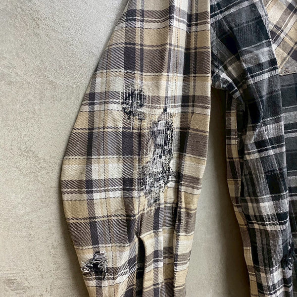 KAMIYA  Crazy Pattern Check Shirt / KAMIYA