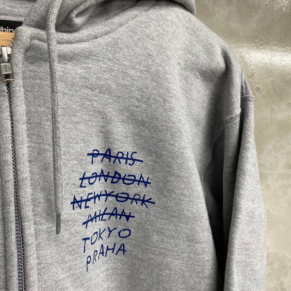 Do Nothing Congress ZIP UP HOODIE " Tokyo Praha " / Do Nothing Congress