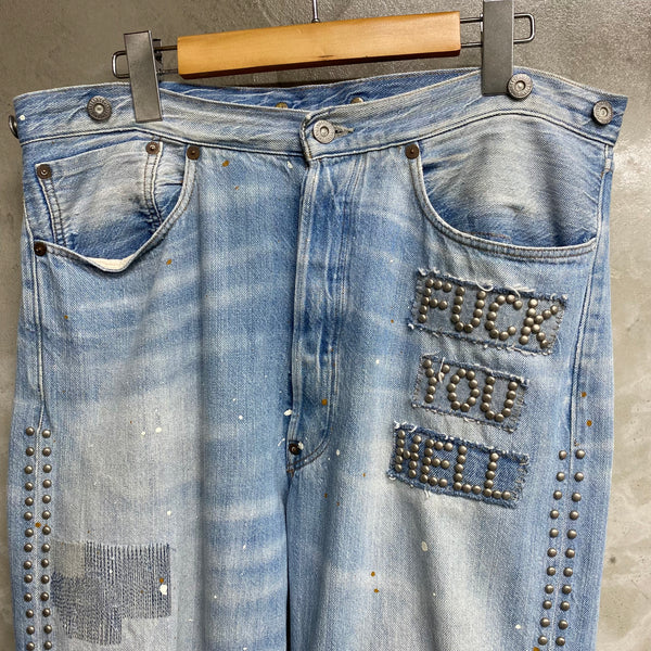 [ ONLY ONE ! ] FAMOUSZ 1890-501 LEVIES VINTAGE CLOTHING CUSTOM DENIM  / FAMOUZ