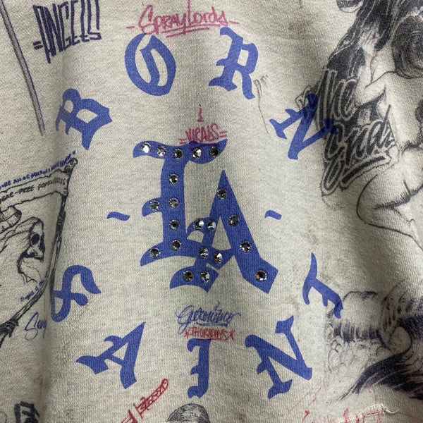 SAINT MICHAEL x BORN X RAISED HOODIE ' LA ' -COLLABORATION- / Saint Michael