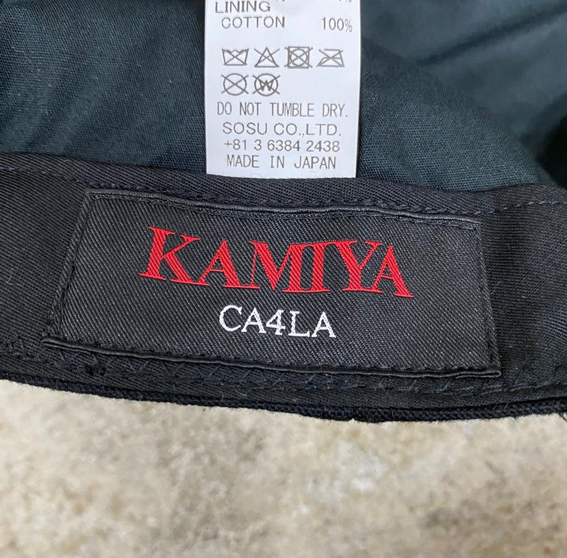 KAMIYA  "KMY" Distressed Cap / KAMIYA