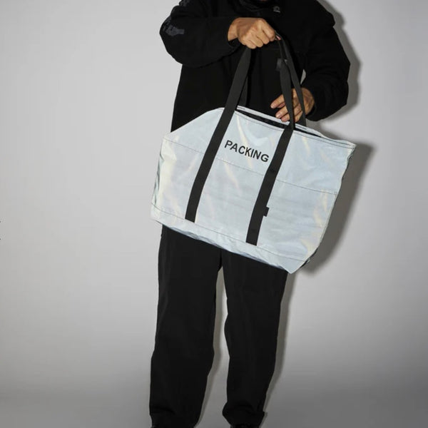 PA-059 BLACK REFLECTIVE TOTE / PACKING