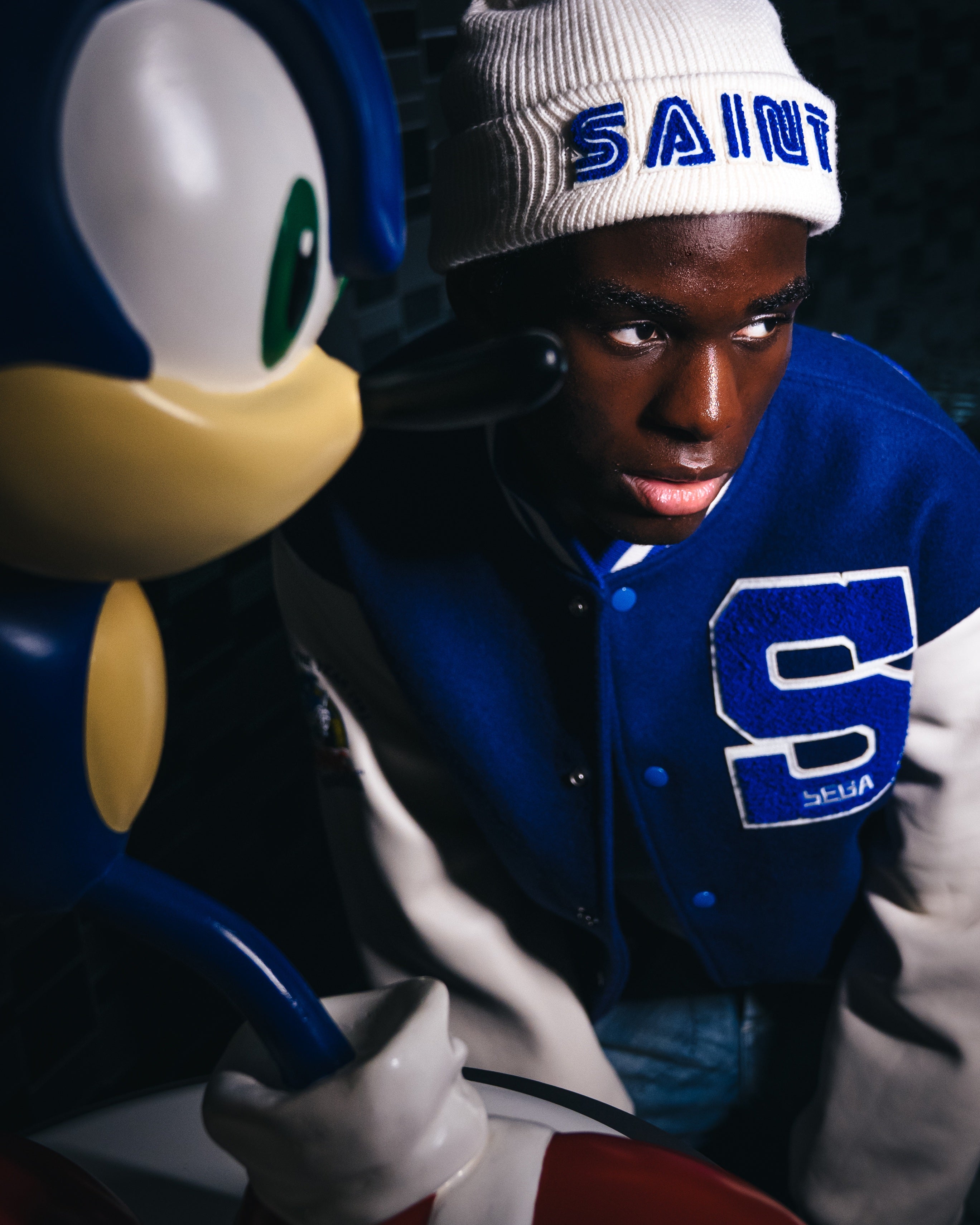 SAINT Mxxxxxx × SEGA KNIT CAP  ' SAINT SEGA ' - COLLABORATION - / Saint Michael