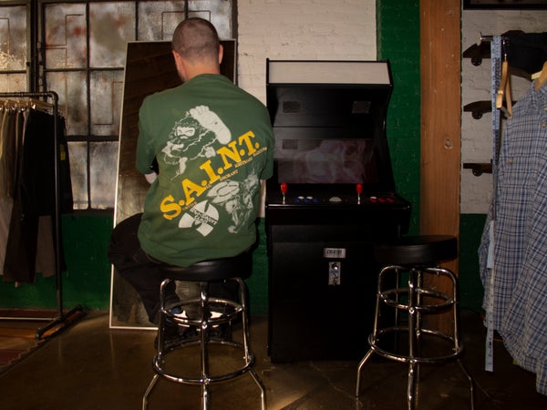 SAINT MICHAEL x SW SHORT SLEEVE T-SHIRTS ' SAINT CLAN ' -COLLABORATION-/ Saint Michael