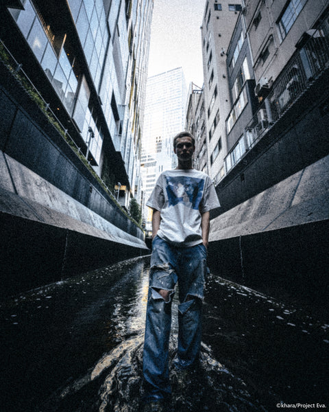 SAINT MICHAEL x EVANGELION SHORT SLEEVE T-SHIRT ' SHINJI ' -COLLABORATION- / Saint Michael