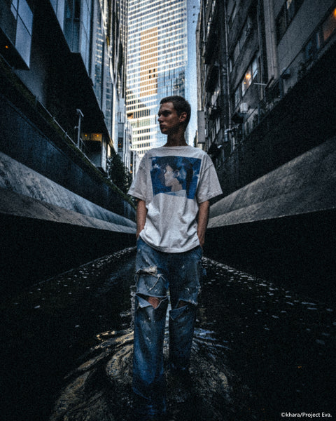 SAINT MICHAEL x EVANGELION SHORT SLEEVE T-SHIRT ' SHINJI ' -COLLABORATION- / Saint Michael