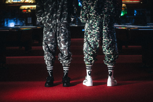 SAINT MICHAEL x BAPE® SOCKS ' APE ' -COLLABORATION- / Saint Michael