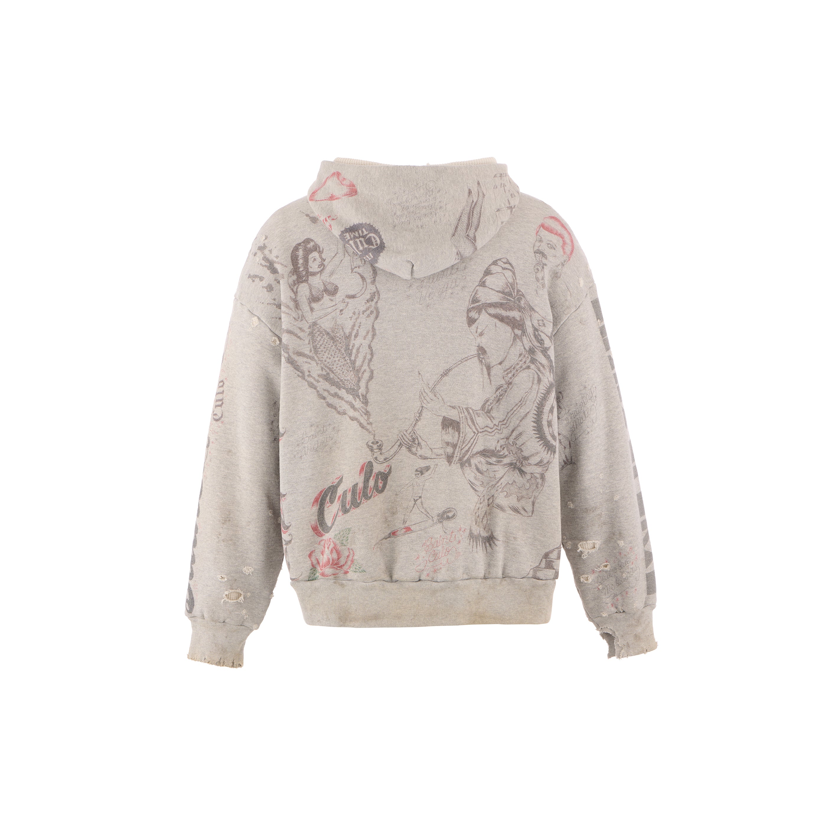 SAINT Mxxxxxx × Alexis Ross HOODIE ' DRAWING ' - COLLABORATION - / Saint Michael