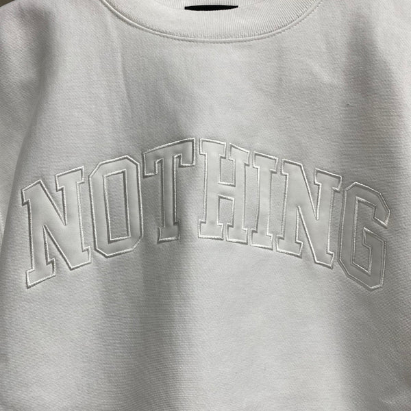［ FINAL ONE ! ］Do Nothing Congress “NOTHING” Lettered Wappen CREW  / Do Nothing Congress