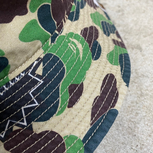 SAINT MICHAEL x BAPE® BUCKET HAT ' ST APE ' -COLLABORATION-/ Saint Michael