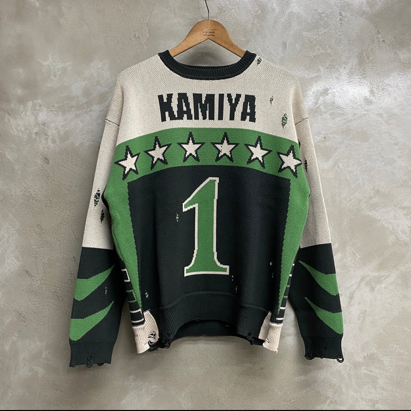 KAMIYA  Racing Jqd Sweater / KAMIYA