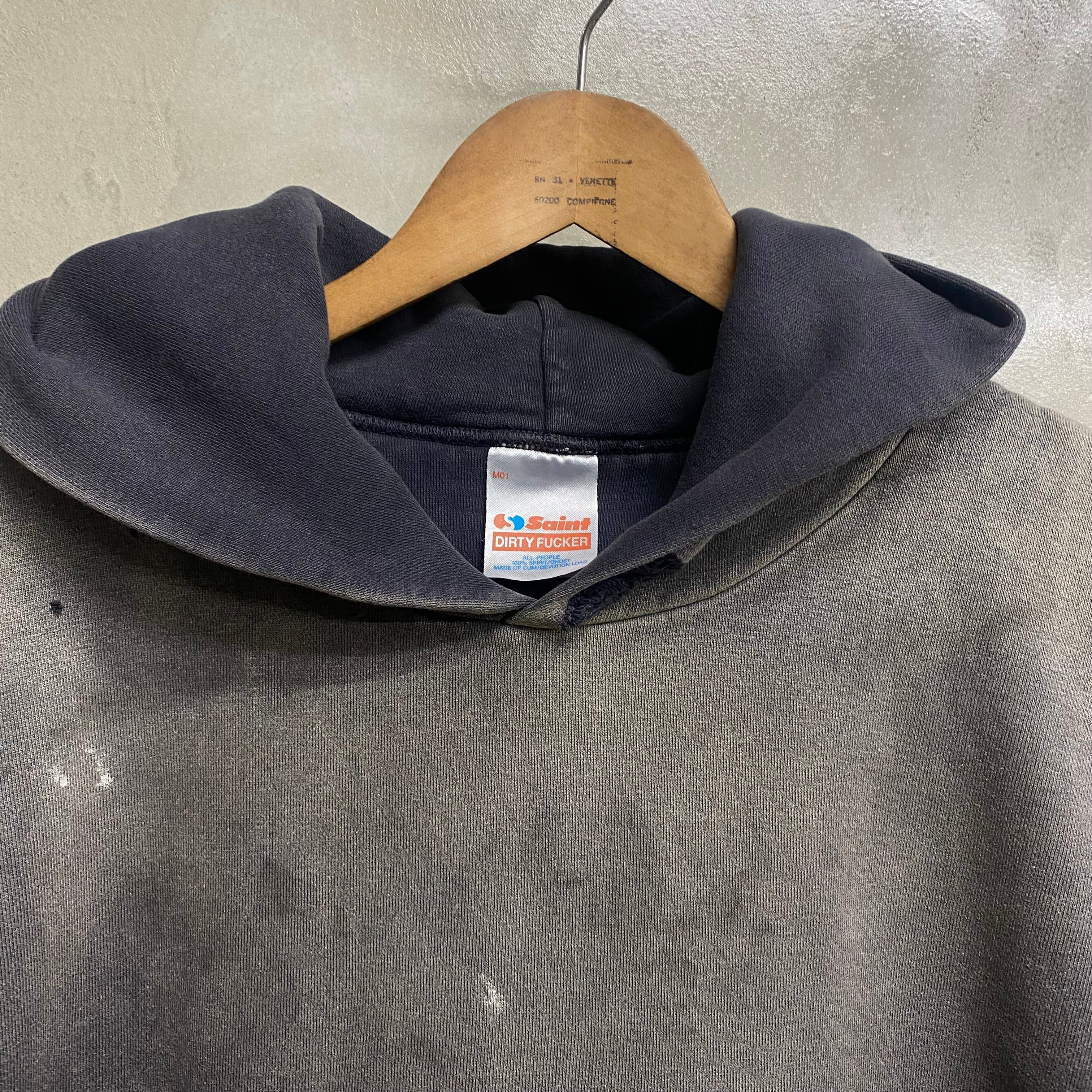 SAINT MICHAEL x BerBerJin DOUBLE FACE HOODIE ' SAINT ' -COLLABORATION- / Saint Michael