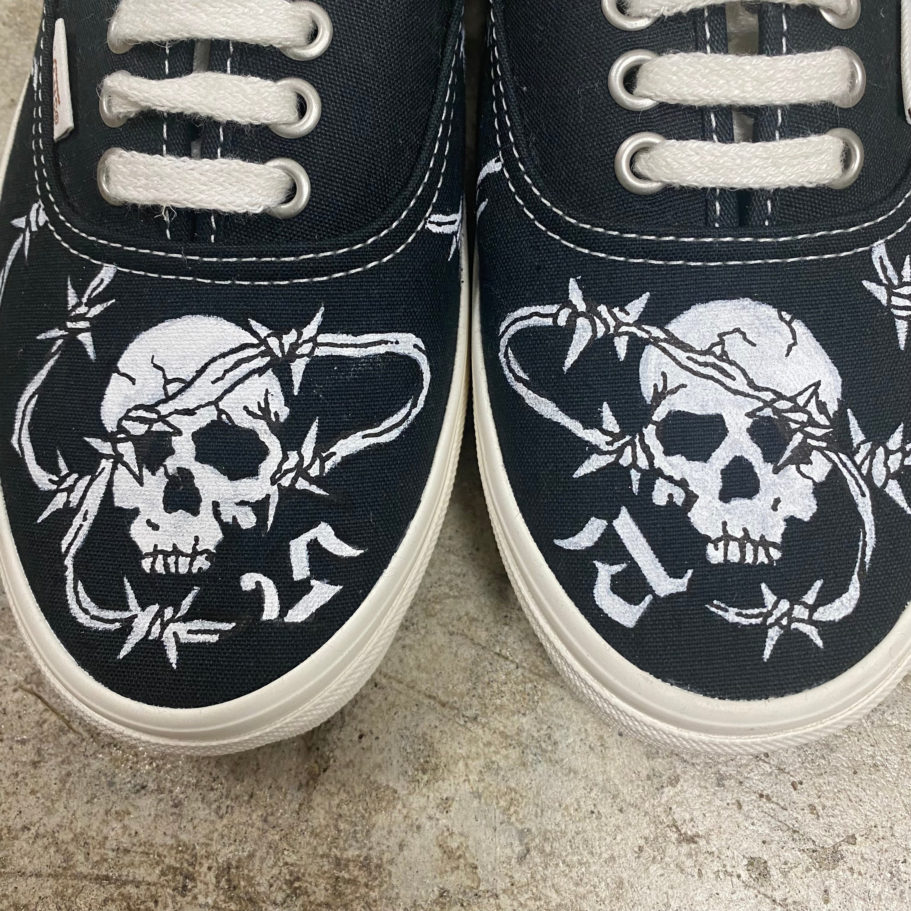 DRAWING AUTHENTIC Eco Theory ‘ SKULL ‘  /- SOF × VANS × ANEX-