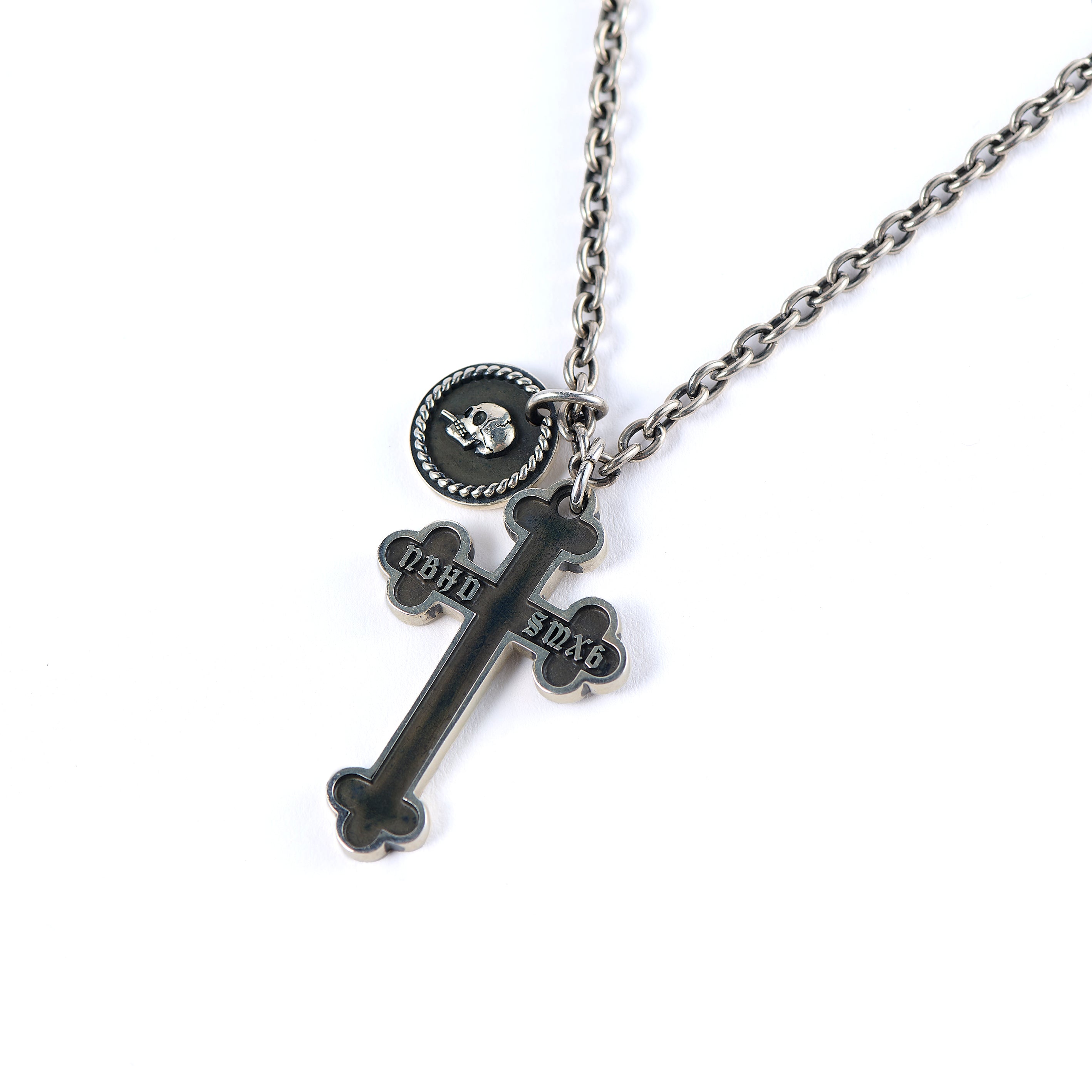 SAINT Mxxxxxx × NEIGHBORHOOD STHD . SILVER NECKLACE / Saint Michael